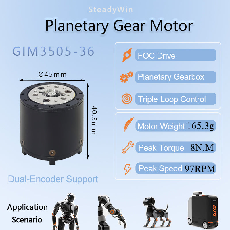 SteadyWin GIM3505-36 Planetary Reducer Motor