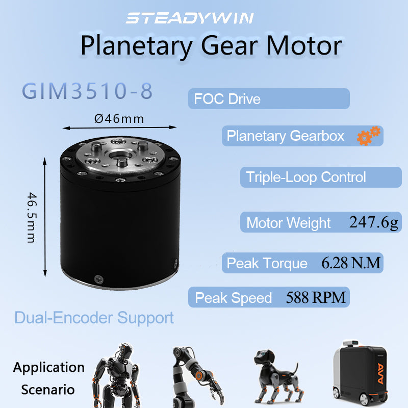 SteadyWin GIM3510-8 Planetary Reducer Motor