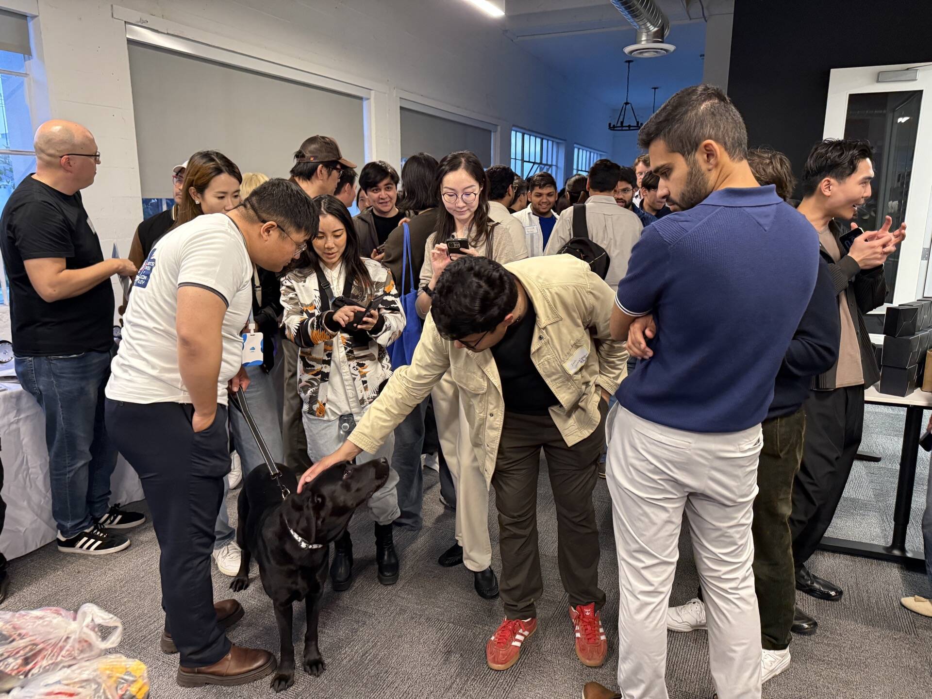 Hands-on teleoperation demo at the San Francisco lab